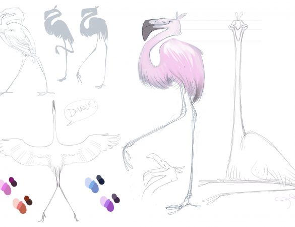 Flamingo Concept Art