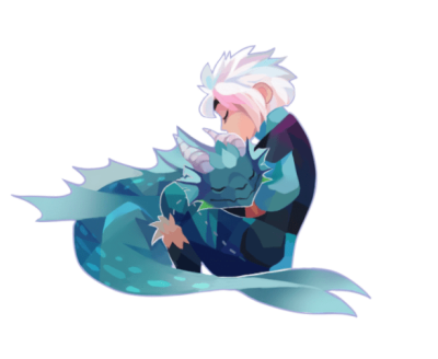 Juka and Lyth from Glacias Snuggle Juka and Lyth from Glacias snuggling