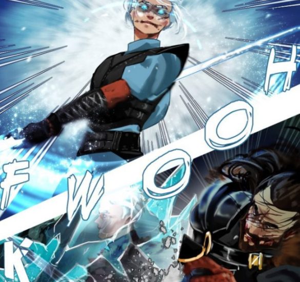 Juka fighting Dragon Hunter Juka fighting Dragon Hunter