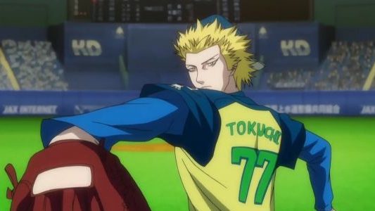 One Outs promotional image for top 10 sports anime of all time review by otherworlds inc