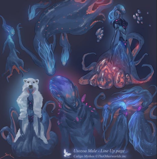 Usozoa Water Sprites from H.S. Crow Mythology